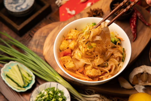 凉皮面食特色小吃美食摄影图 摄影