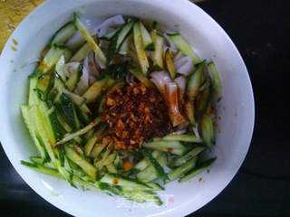 凉拌凉皮的家常做法 林宝儿与木木不不的菜谱分享