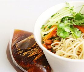 大刀凉皮餐饮加盟店面案例与产品展示 - 就要加盟网91jm.com